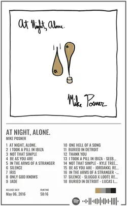 Mike Posner - At Night Alone..jpg